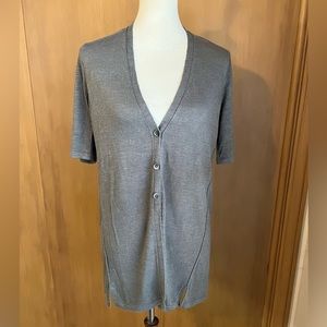 J. Jill short sleeve button front cardigan, small
